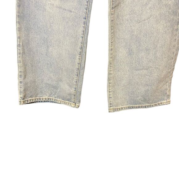 NWT Shein Wide Leg Jeans Women's Size‎ 12 Blue Denim Retro Straight Casual - Picture 7 of 11